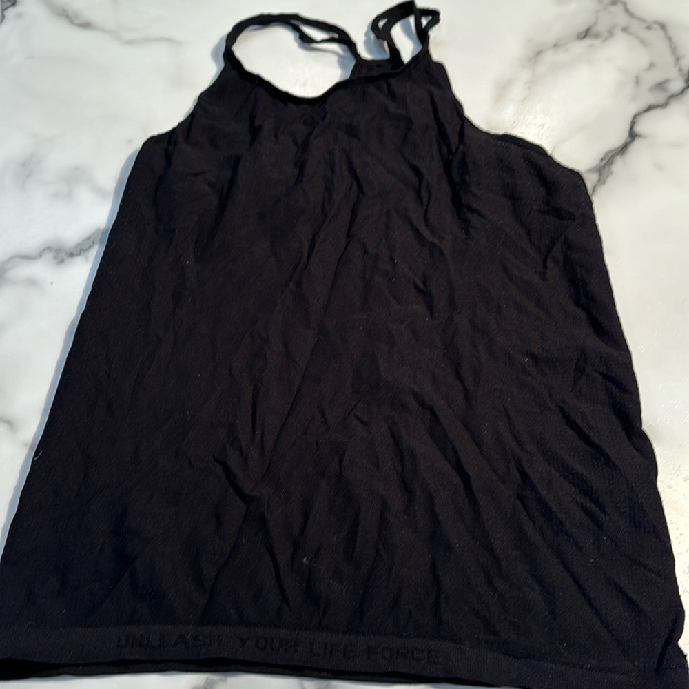 PTP 18 lots of stretch. key bar back almost like a mesh a fine mesh material